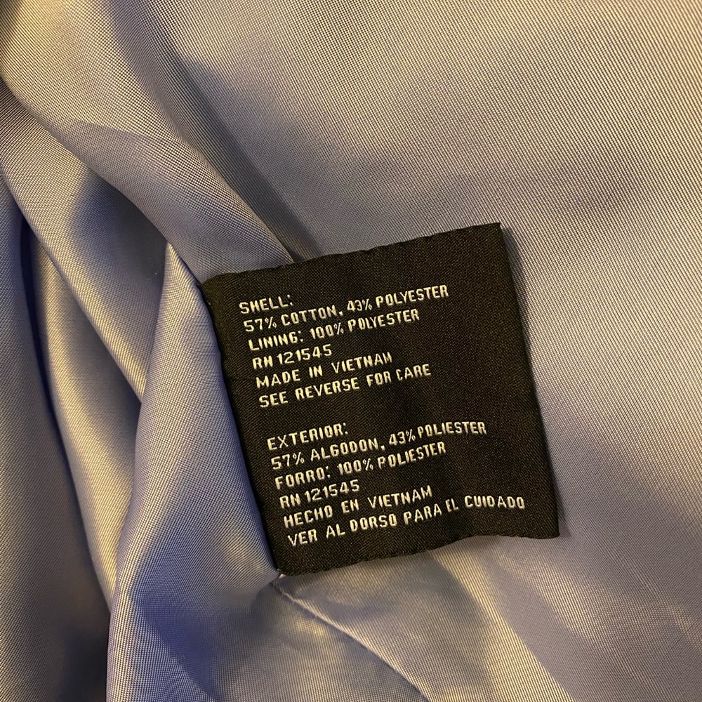 London Fog Navy Coat - Picture 6 of 8